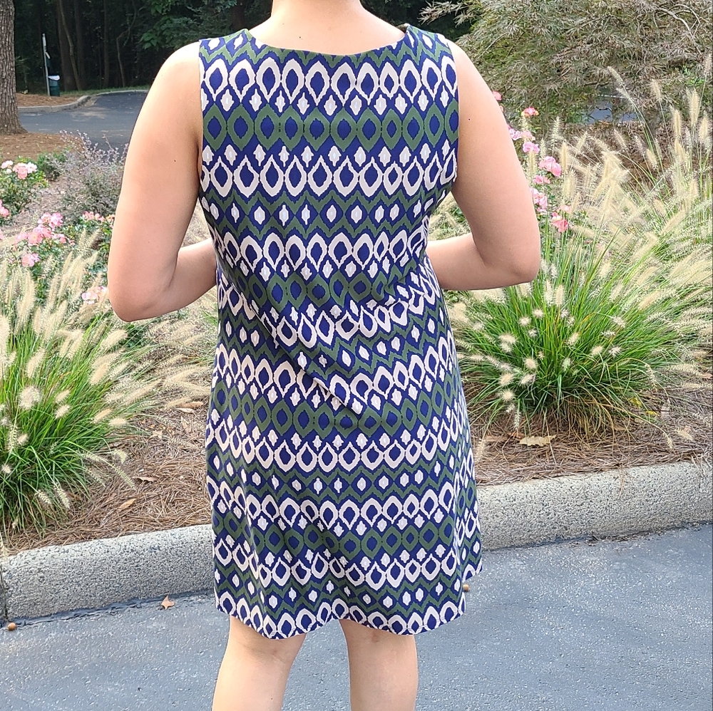 Jude Connally Geometric Patterned Sleeveless Dress